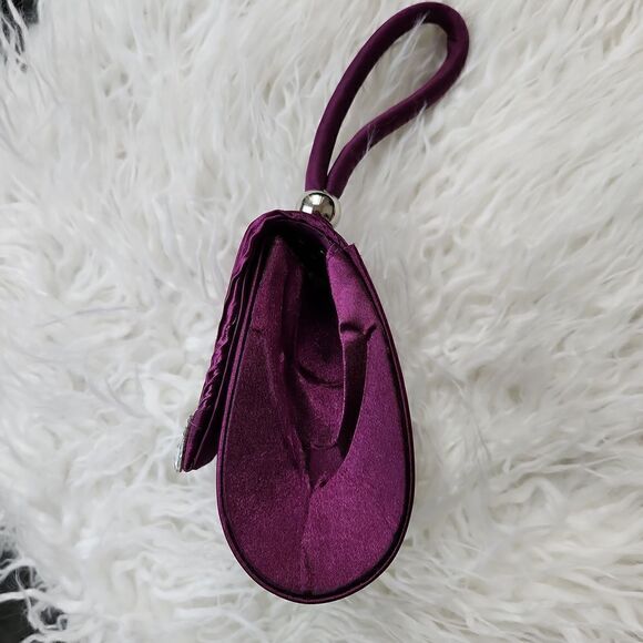 Purple with Rhinestones Wristlet - Picture 4 of 5